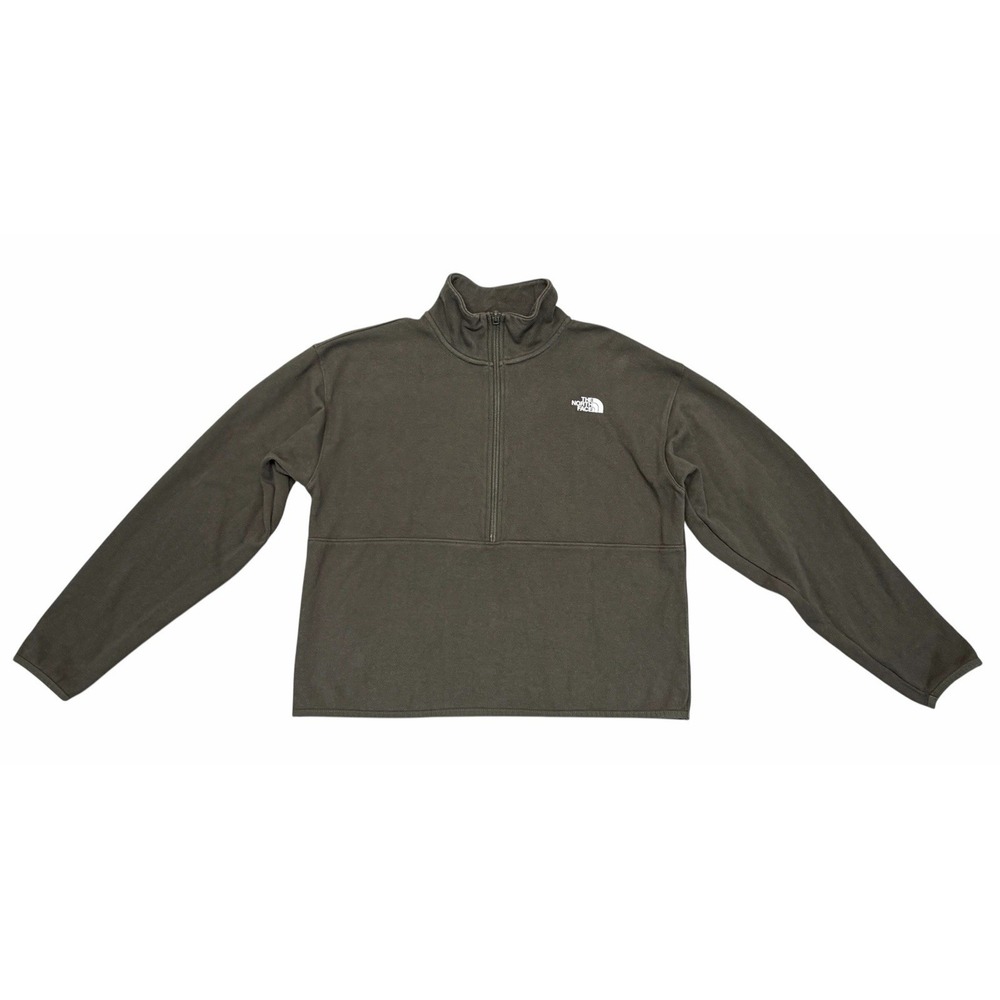 The North Face Women's  1/4 Zip Jacket Pullover Olive Green Size Large